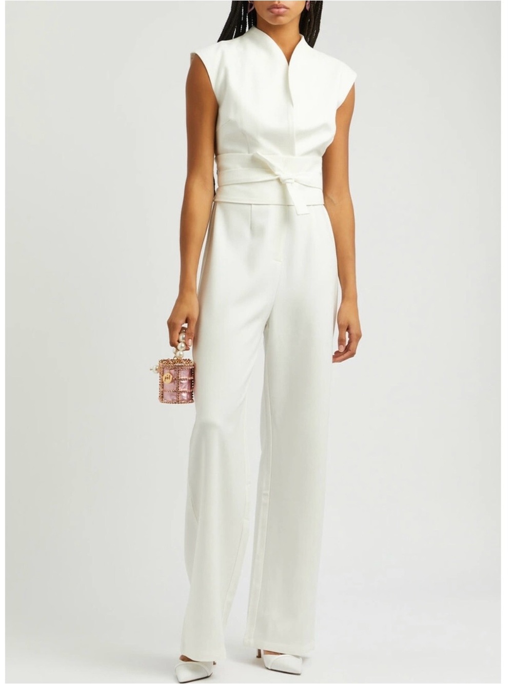 Odd muse the ultimate Sleeveless Jumpsuit with Waist Tie
